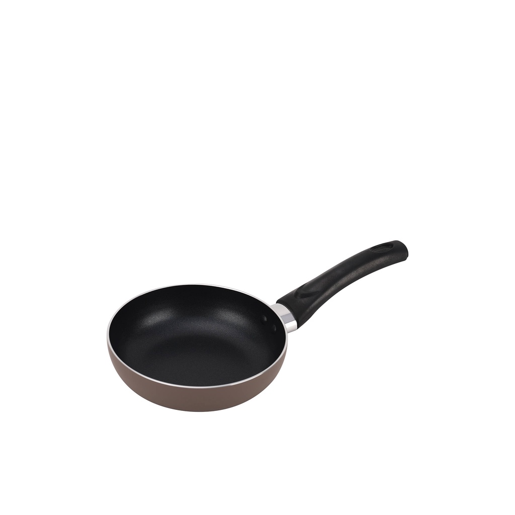 CUIZIMATE - กระทะทรงตื้น Traditional 16 ซม. สีน้ำตาลเข้ม