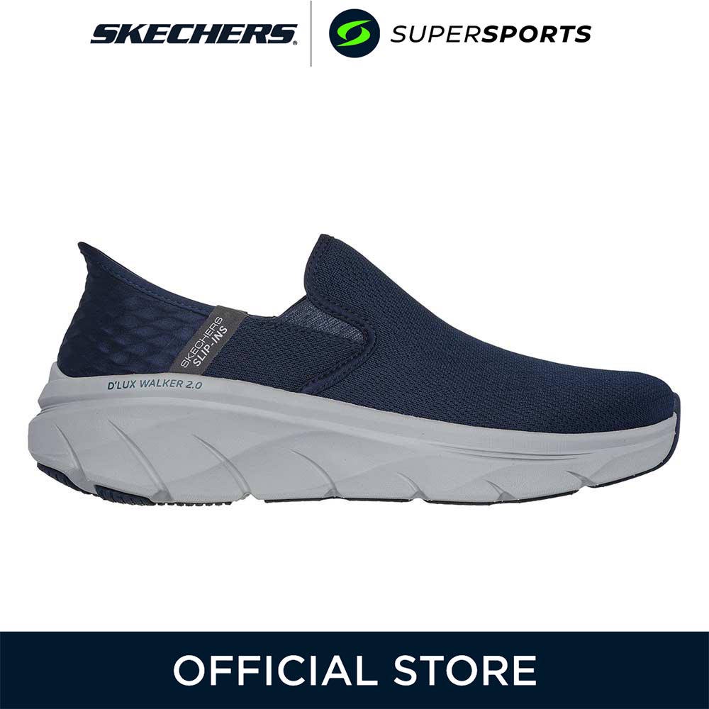 SKECHERS Slip-ins® Relaxed Fit®: D'Lux Walker® 2.0 - Reeler รองเท้าลำลองผู้ชาย