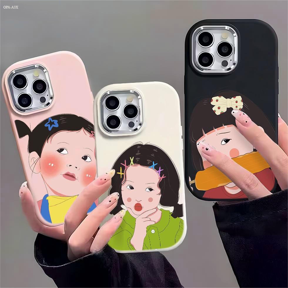 เคส For OPPO A3 A3X A60 A79 Reno 5 7Z 12 12F 13 13F Pro 4G 5G เคสนิ่ม เคสออปโป้ เคสโทรศัพท์ Silicone Case TPU PD