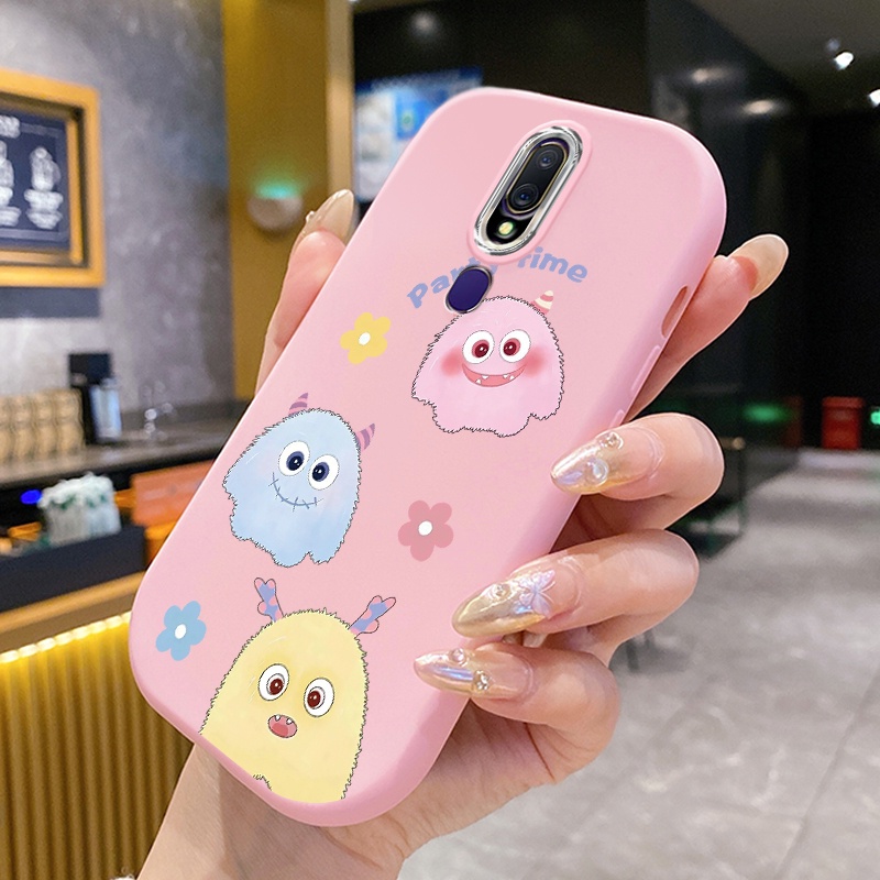 เคสสำหรับ OPPO F11 Pro F9 Pro A7X A9 2019 A9X Realme 2 Pro U1 เคสโทรศัพท์มอนสเตอร์น่ารักกันกระแทก