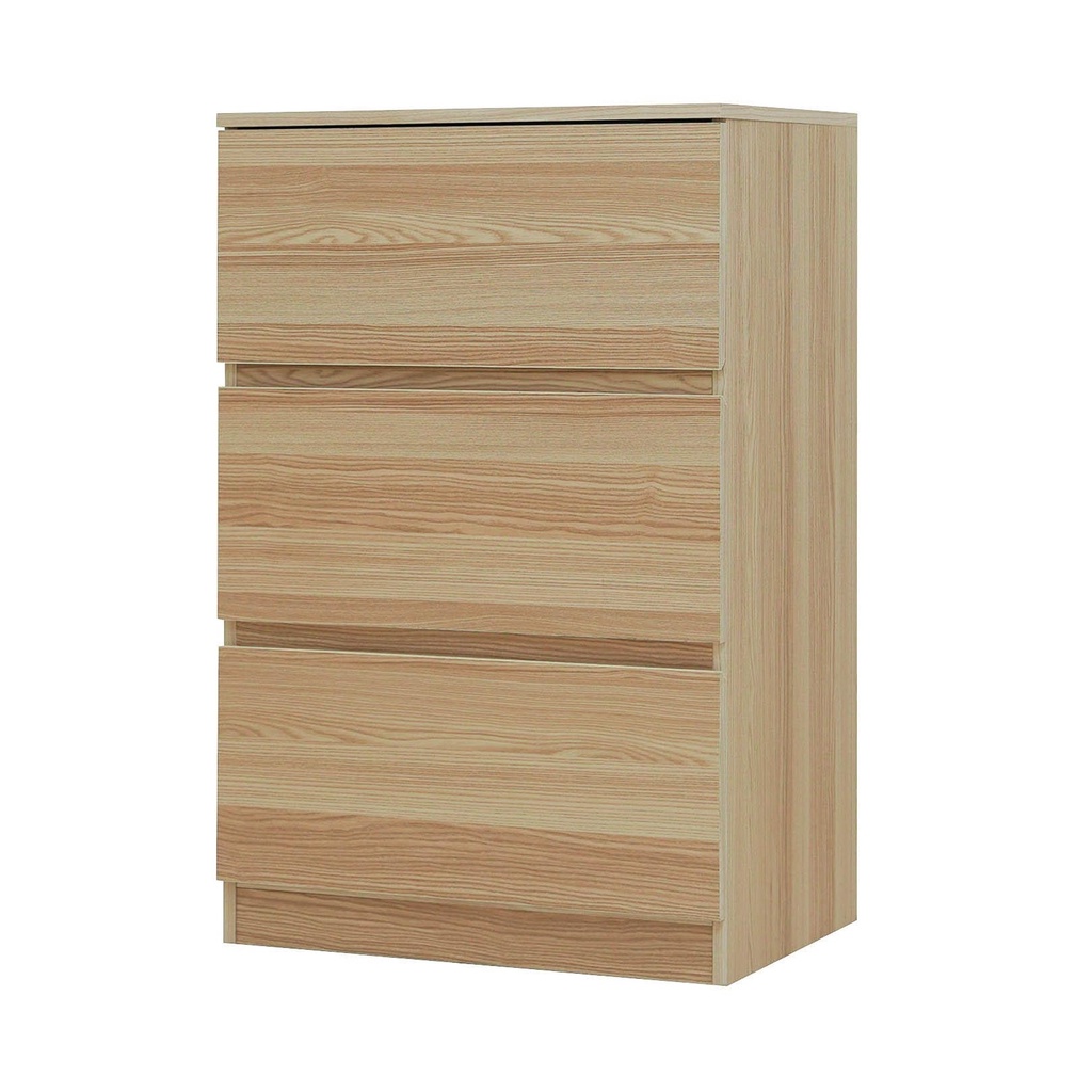 ตู้ 3 ลิ้นชัก KASSA ขนาด 59 x 39 x 89 ซม. สีไวท์เมเปิล