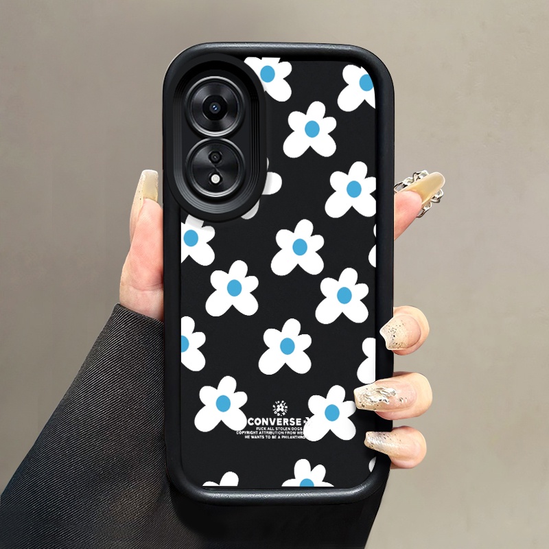 เคสสำหรับ OPPO A58 A78 A58 5G A78 5G A58x 5G A1x A2x A98 5G F23 5G A1 5G เคสโทรศัพท์ดอกไม้