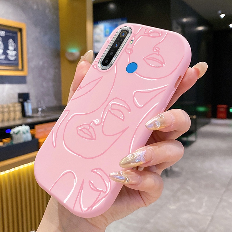เคสสำหรับ Realme 5 5i 5s 6i C3 C3i 8 5G 8S 5G Q3 Q3i V13 5G Narzo 30 5G เคสโทรศัพท์ภาพวาดศิลปะกันกระแทก