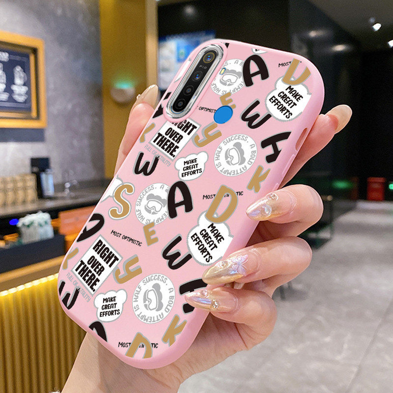 เคสสำหรับ Realme 5 5i 5s 6i C3 C3i 8 5G 8S 5G Q3 Q3i V13 5G Narzo 30 5G เคสโทรศัพท์หมีกันกระแทก