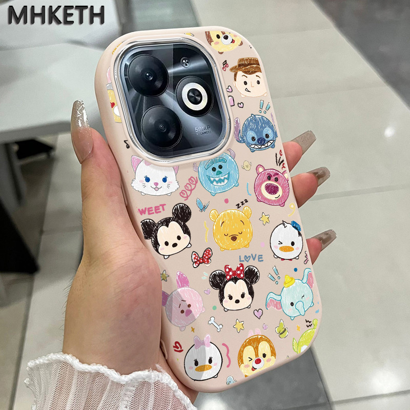 MHKETH เคสสำหรับ Infinix Smart 8 HD 8 Plus 8 Pro 7 HD Hot 40i Tecno Spark 20 20C POP 8 Itel P55 เคสโทรศัพท์