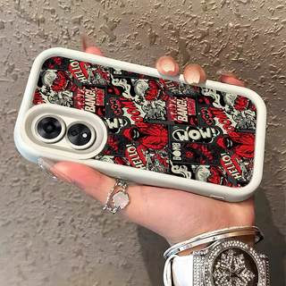 เคสสำหรับ OPPO A18 A38 A2x A31 2020 A8 เคสโทรศัพท์กราฟิตี้สุดเท่