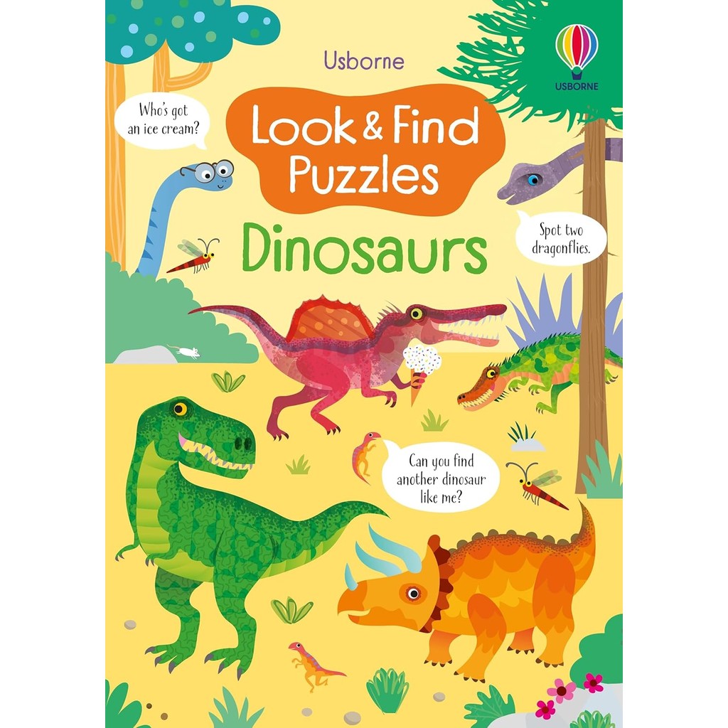 หนังสืออังกฤษใหม่ Look and Find Puzzles Dinosaurs (Look and Find Puzzles) [Hardcover]