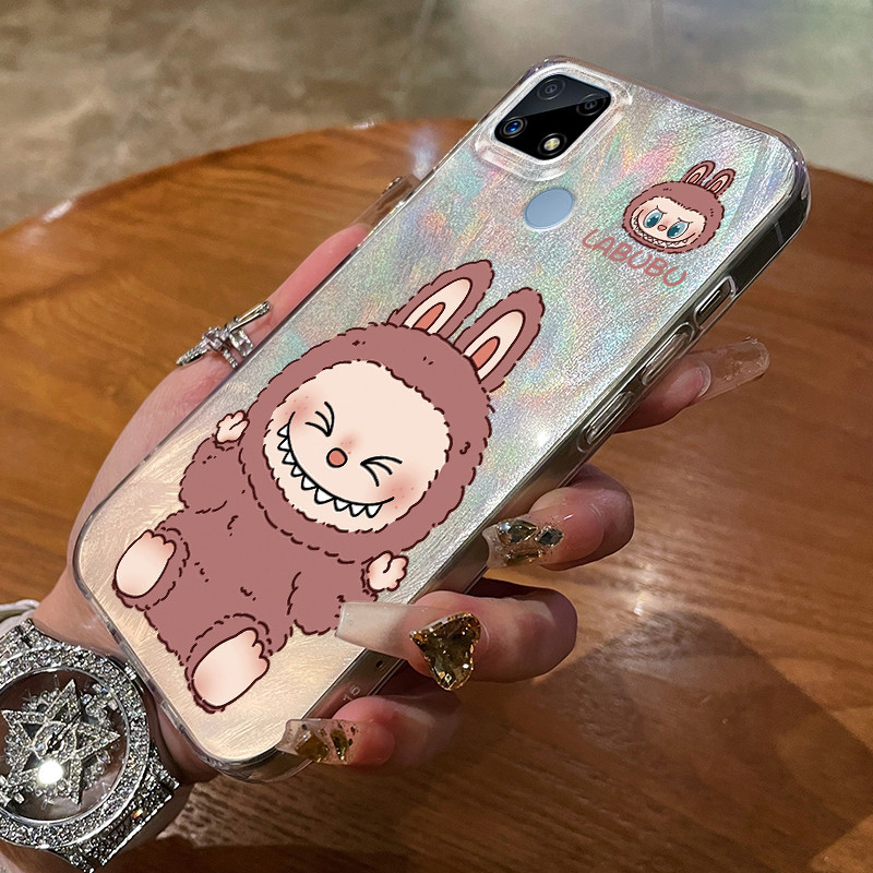 เคสสำหรับ Realme C12 C21 C25 C25s C15 C11 2020 C21Y C25Y เคสโทรศัพท์แนวโน้มกันกระแทกสัตว์ประหลาดน่ารัก