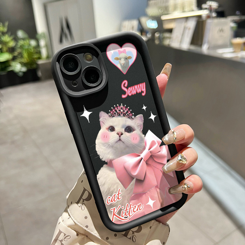 เคสสำหรับ OPPO A53 2020 A33 2020 A53s A32 A94 F19 Pro Reno 5F 5 Lite A11s เคสโทรศัพท์ซิลิโคนกันกระแทกลายแมวน่ารัก ราคา ถูกที่สุด ดีลบีเคเค แกลเลอรีภาพที่ 4