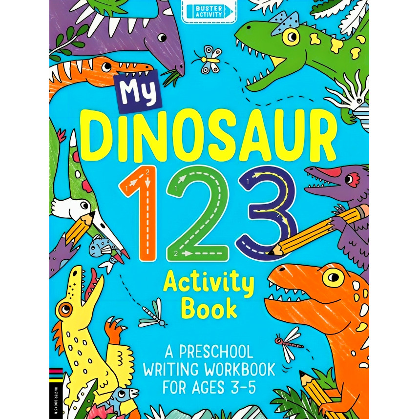 BBW หนังสือเด็ก My Dinosaur 123 Activity Book ISBN: 9781780558547