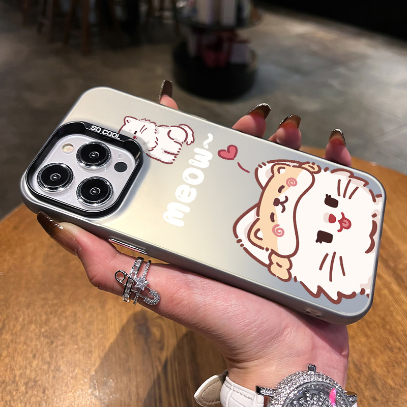 เคสสำหรับ Infinix Hot 30i Hot 30 Play เคสโทรศัพท์สุนัขแมวเปลือกแข็งกันกระแทก - รูปที่ 7