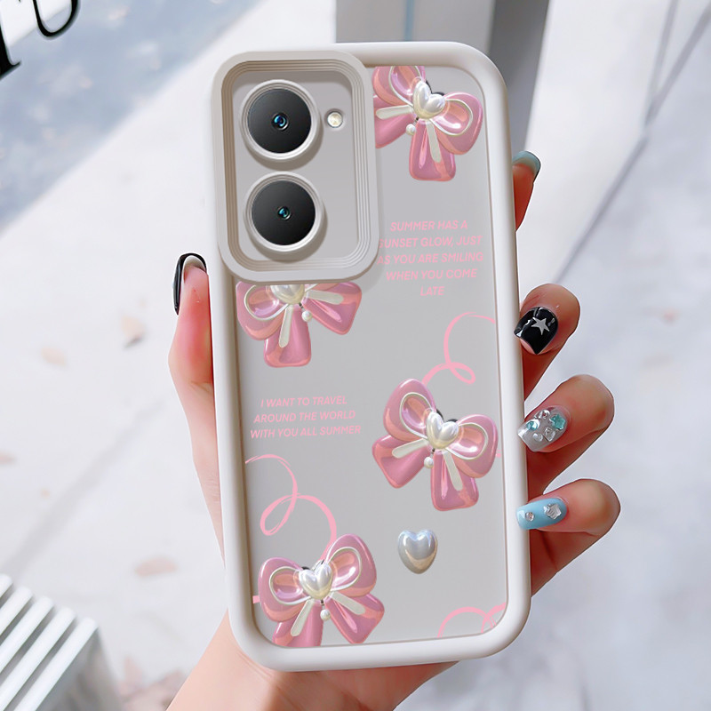 เคสสำหรับ VIVO Y03 Y03T Y18 Y18i Y18e Y18t Y18s Y28e 5G เคสโทรศัพท์กุทัณฑ์สามสีซิลิโคนกันกระแทก