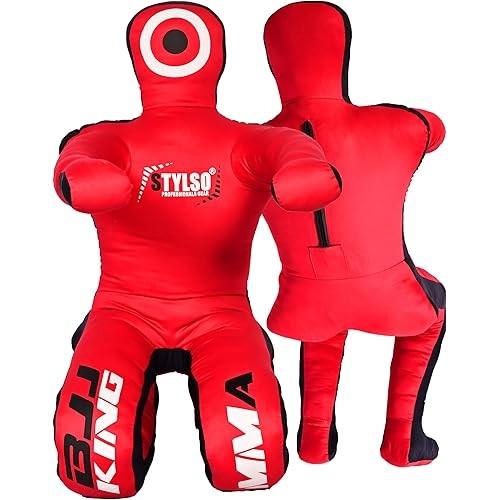 Stylso Wrestling Dummy Grappling - BJJ MMA Judo Karate Martial Arts Training Jujitsu Unfilled Throwi