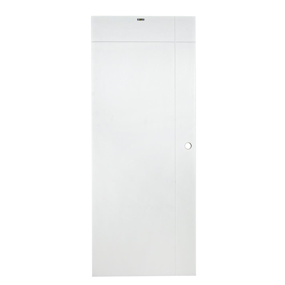 AZLE ประตูภายนอก UPVC PZV6 80X200 ซม. สีขาว เจาะลูกบิด จัดส่งโดย HomePro
