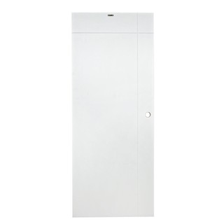 AZLE ประตูภายนอก UPVC PZV6 80X200 ซม. สีขาว เจาะลูกบิด จัดส่งโดย HomePro
