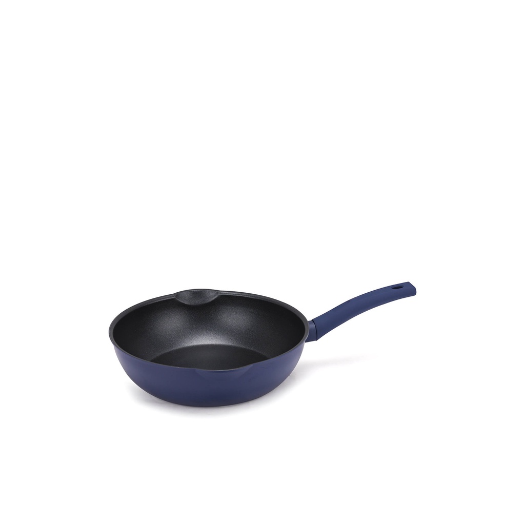 CUIZIMATE - กระทะทรงลึก Inschef 28 ซม. สีน้ำเงินเข้ม