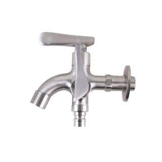 MARINE ก๊อกล้างพื้น 2 ทาง สแตนเลส 304 รุ่น PADDLE KD71 |ZWF|