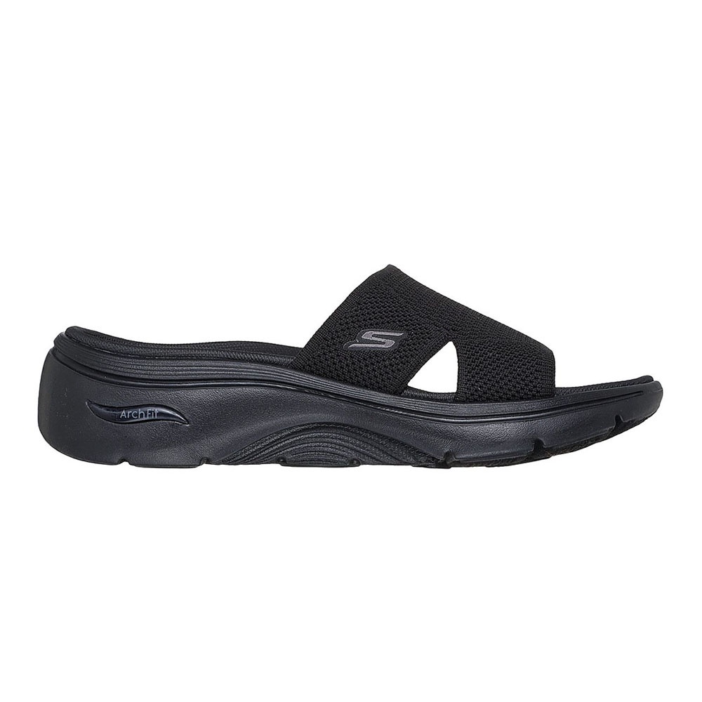 Skechers สเก็ตเชอร์ส รองเท้าแตะผู้หญิง Women GOwalk Arch Fit 2.0 Dakota Walking Sandals - 140865-BBK APMA