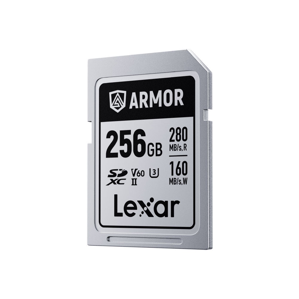 การ์ดหน่วยความจำ เอสดีการ์ด LEXAR ARMOR SILVER PRO 256GB SD CARD FULL-HD 6K RW280/160MB/S LSDAMSP256G-RNNNG)_2