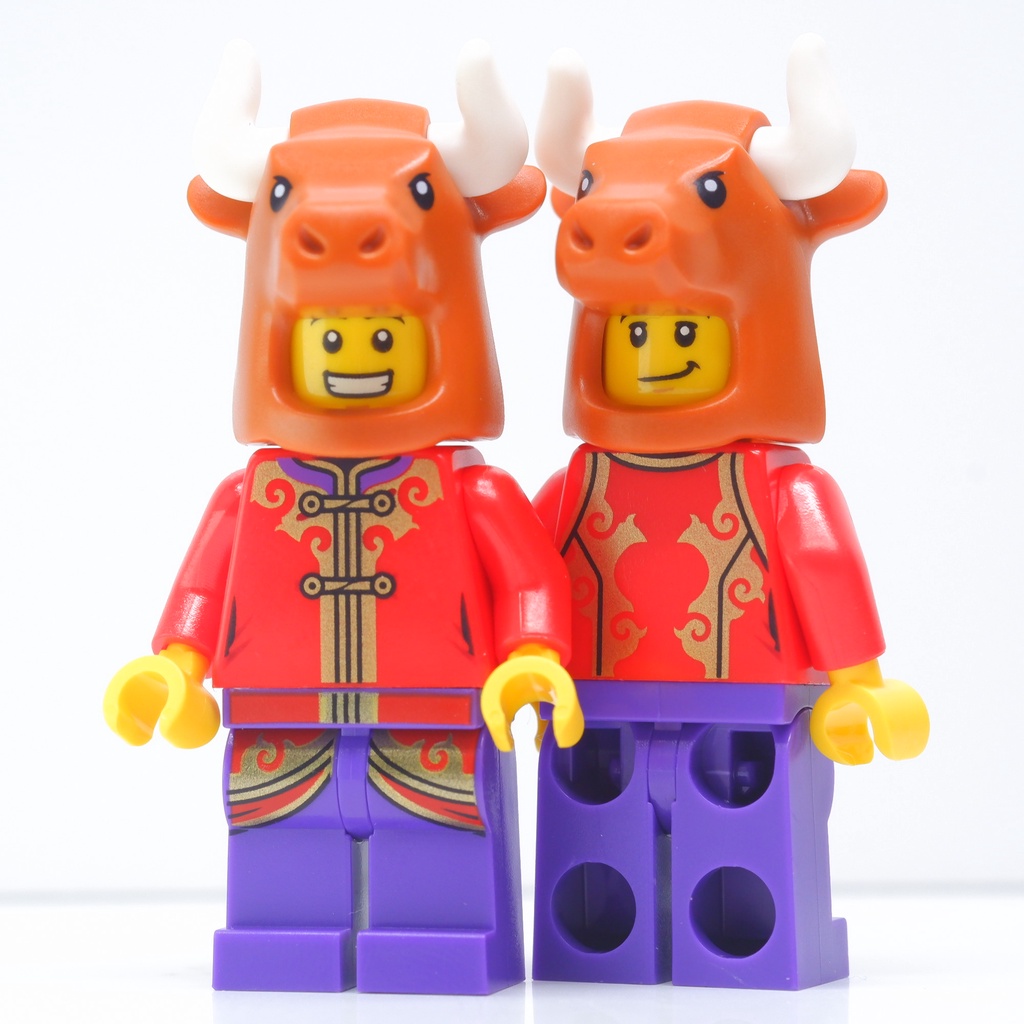 ( Ploybrick Minifigure ของแท้ ) Year of the Ox Guy Chinese Town & City