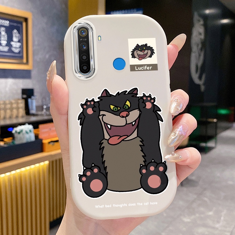 เคสสำหรับ Realme 5 5i 5s 6i C3 C3i 8 5G 8S 5G Q3 Q3i V13 5G Narzo 30 5G เคสโทรศัพท์แมวกันกระแทก