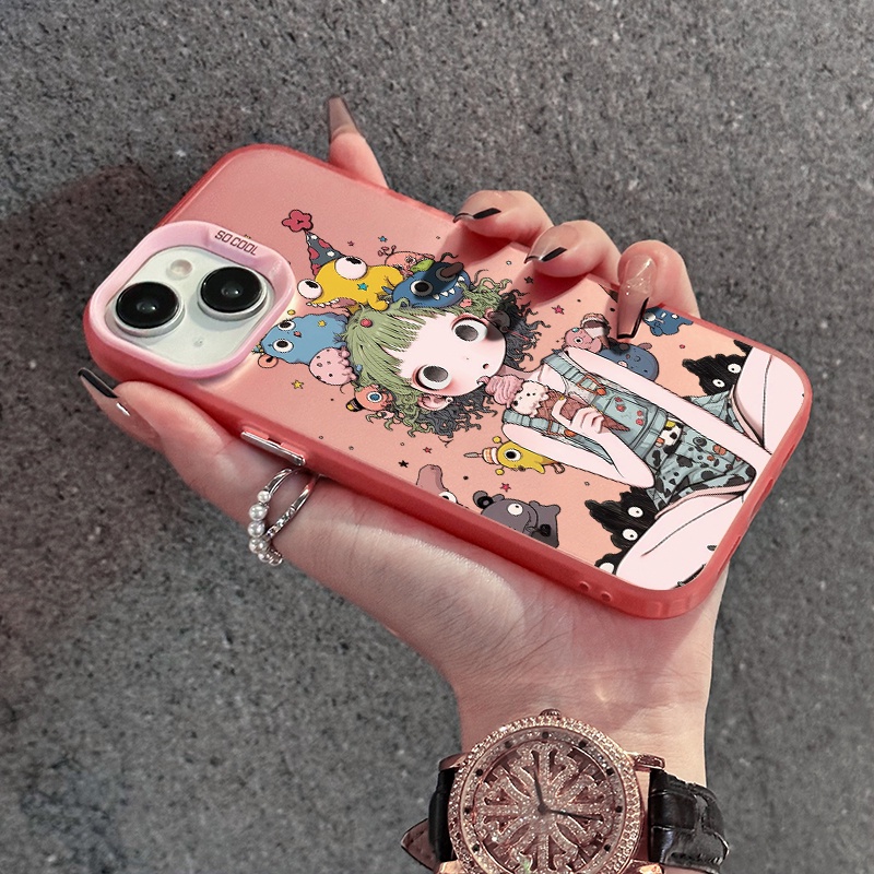 เคสสำหรับ VIVO Y50 Y30 Y30i Y51 2020 Y51A 2021 Y31 2021 Y53s Y33 เคสโทรศัพท์สำหรับหญิงสาวน่ารักไอศกรีมแฟนตาซี - รูปที่ 6