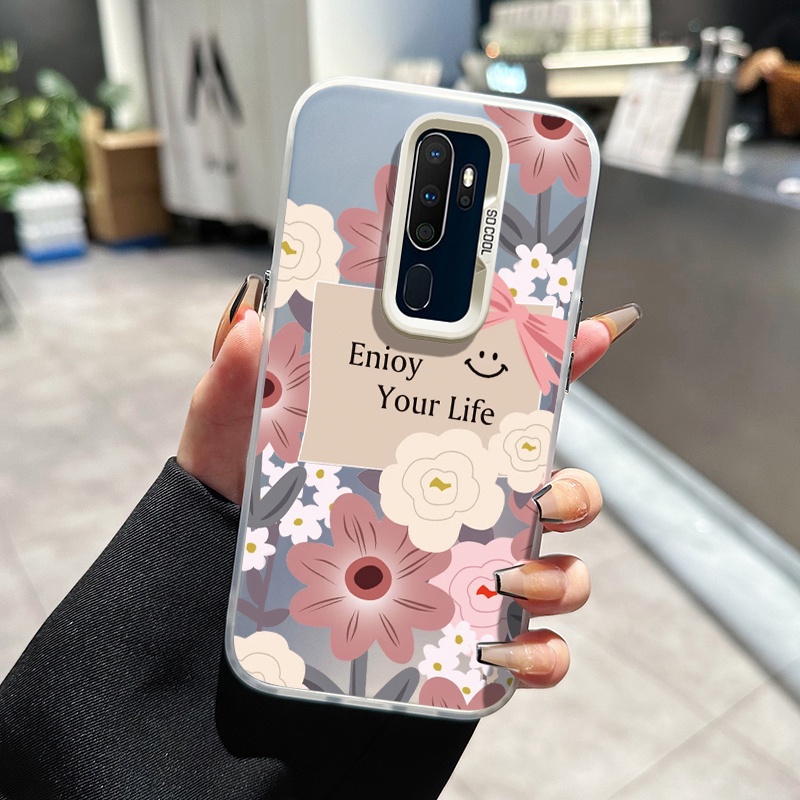 เคสสำหรับ OPPO A5 2020 A9 2020 A11 เคสโทรศัพท์ดอกไม้สวยๆ