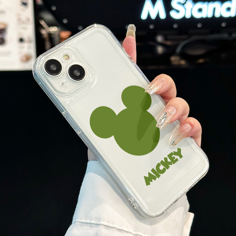 เคสสำหรับ OPPO Reno 10 5G Reno 10 Pro 5G Reno 11 5G Reno 8T เคสโทรศัพท์โปร่งใสมินิมิคกี้ - รูปที่ 3