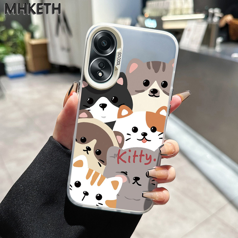 MHKETH เคสสำหรับ OPPO A58 4G A58 5G A58x 5G A78 5G A1x 5G A2x 5G A1 5G A78 4G A98 5G F23 5G เคสโทรศัพท์น่ารัก