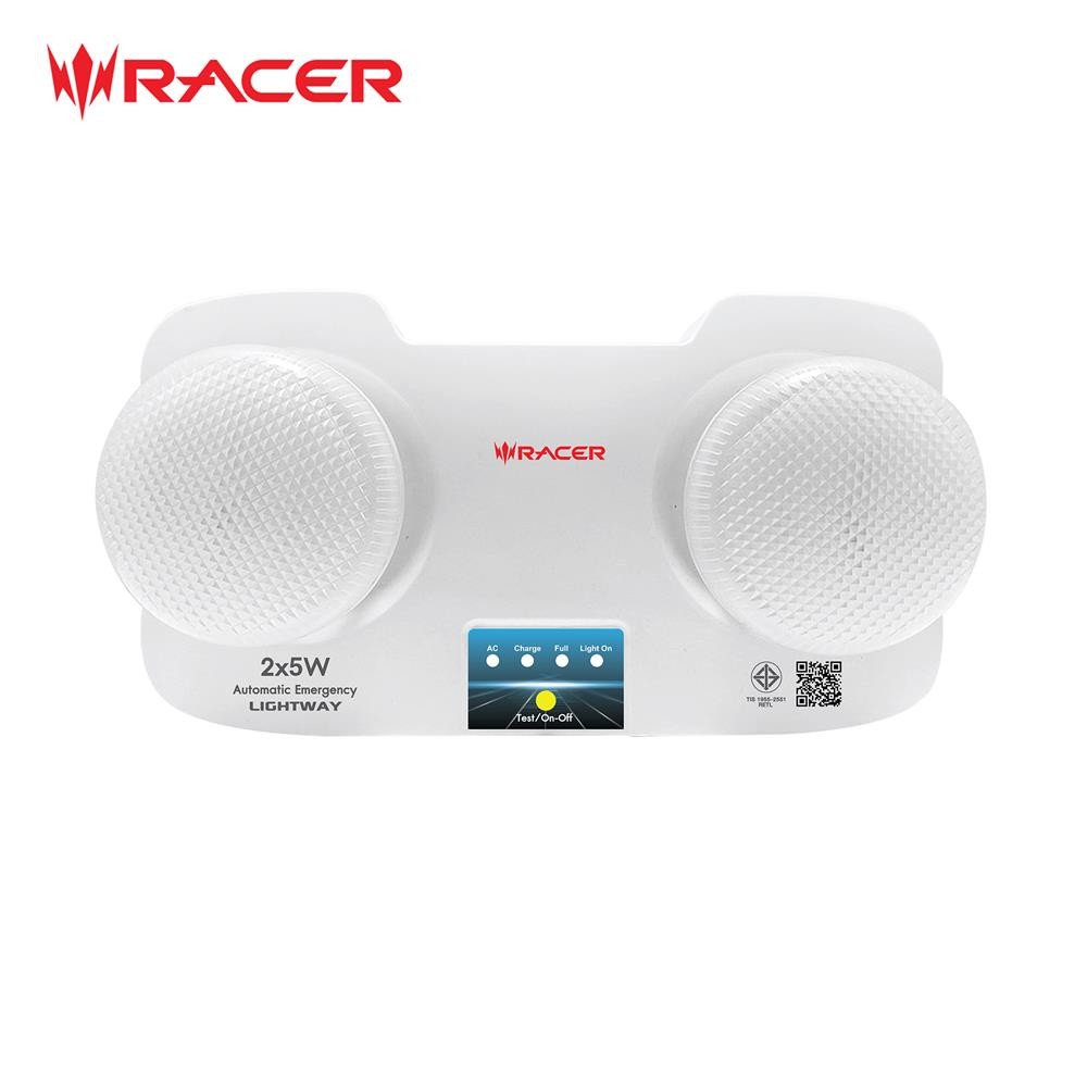 RACER ไฟฉุกเฉิน LED สำรองไฟ 5 ชั่วโมง รุ่น LIGHT WAY จัดส่งโดย HomePro