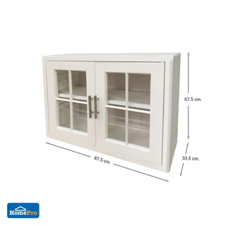 CABIN ตู้แขวนคู่ PP+กระจกCAB PONTE87.5x67.5ซม.. จัดส่งโดย HomePro