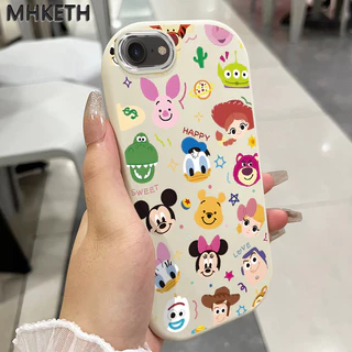 MHKETH เคสสำหรับ iPhone 6 Plus 6s Plus 7 Plus 8 Plus X Xs Max Xr 11 Pro Max เคสโทรศัพท์ลายการ์ตูนดิสนีย์