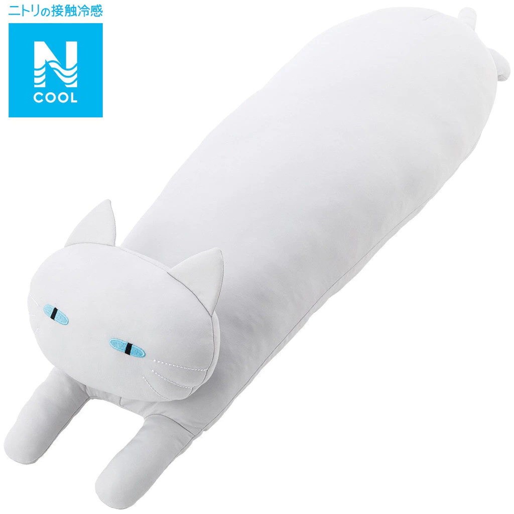 NITORI แมวเทา MOCHIMOCHI CUSHION NCOOL CAT GY ขนาด M SC143