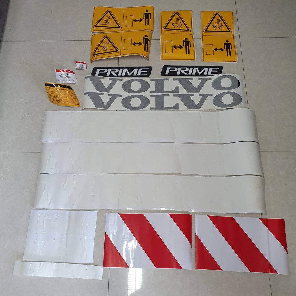 EC55 EC140 EC210 สติ๊กเกอร์ รอบคัน รถแม็คโคร วอลโว่ EC55 EC140 EC210