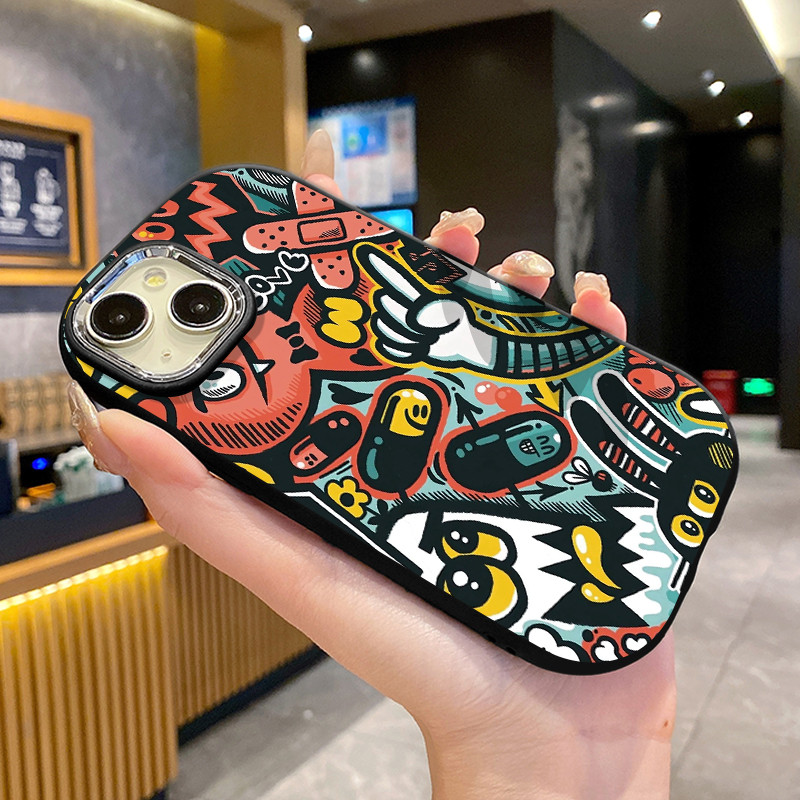 MHKETH เคสสำหรับ OPPO A15 A15s A35 เคสโทรศัพท์กราฟฟิตีอินเทรนด์ - รูปที่ 5