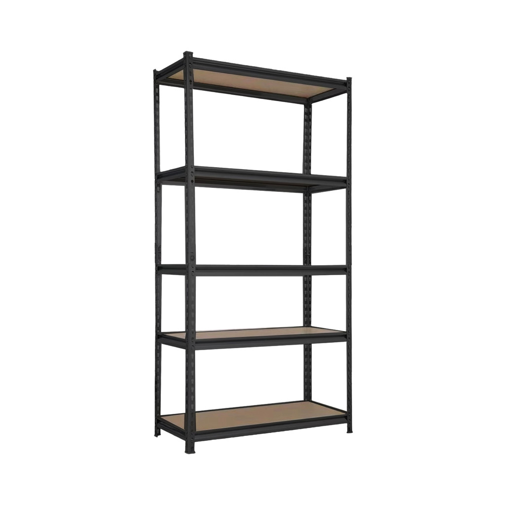 ชั้นวางของพื้นไม้เอ็มดีเอฟ 5 ชั้น Woody KASSA HOME รุ่น MHR-06GR-120 ขนาด 120 x 45 x 183 ซม.