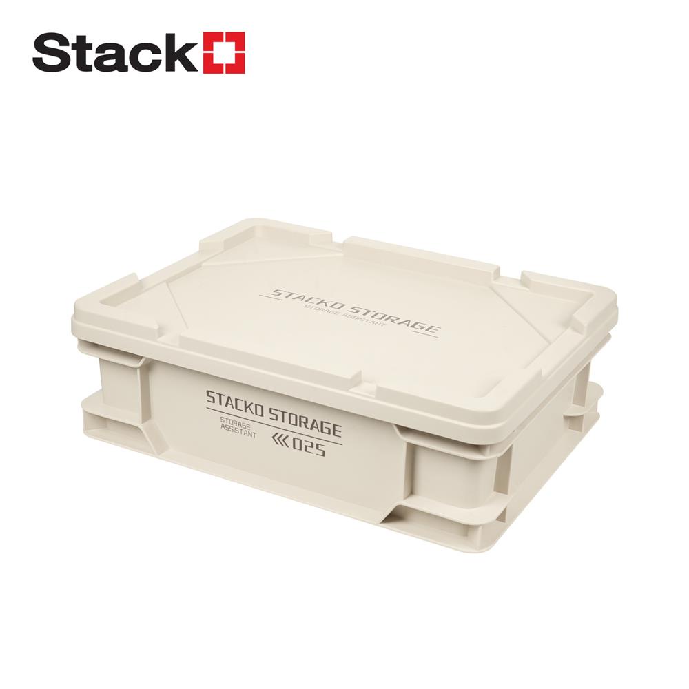 HomePro กล่องเก็บของ  GLAM 2025 40.5X30X13 ซม. สีเบจ แบรนด์ STACKO