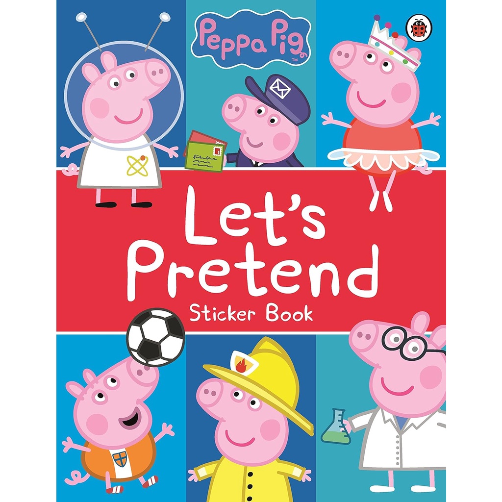 Asia Books หนังสือภาษาอังกฤษ PEPPA PIG: LET'S PRETEND! STICKER BOOK