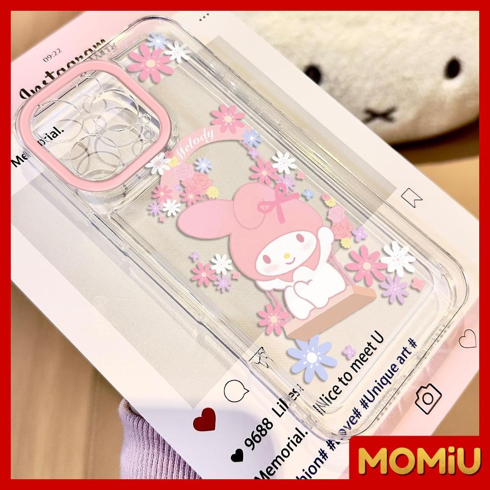 MOMiU – เข้ากันได้สำหรับ เคสไอโฟน11 เคส iphone 16 Pro Max 7Plus XR 12 13 14 15 เคสใส ลูกสุนัขดอกไม้น่ารัก ราคา ถูกที่สุด ดีลบีเคเค แกลเลอรีภาพที่ 9