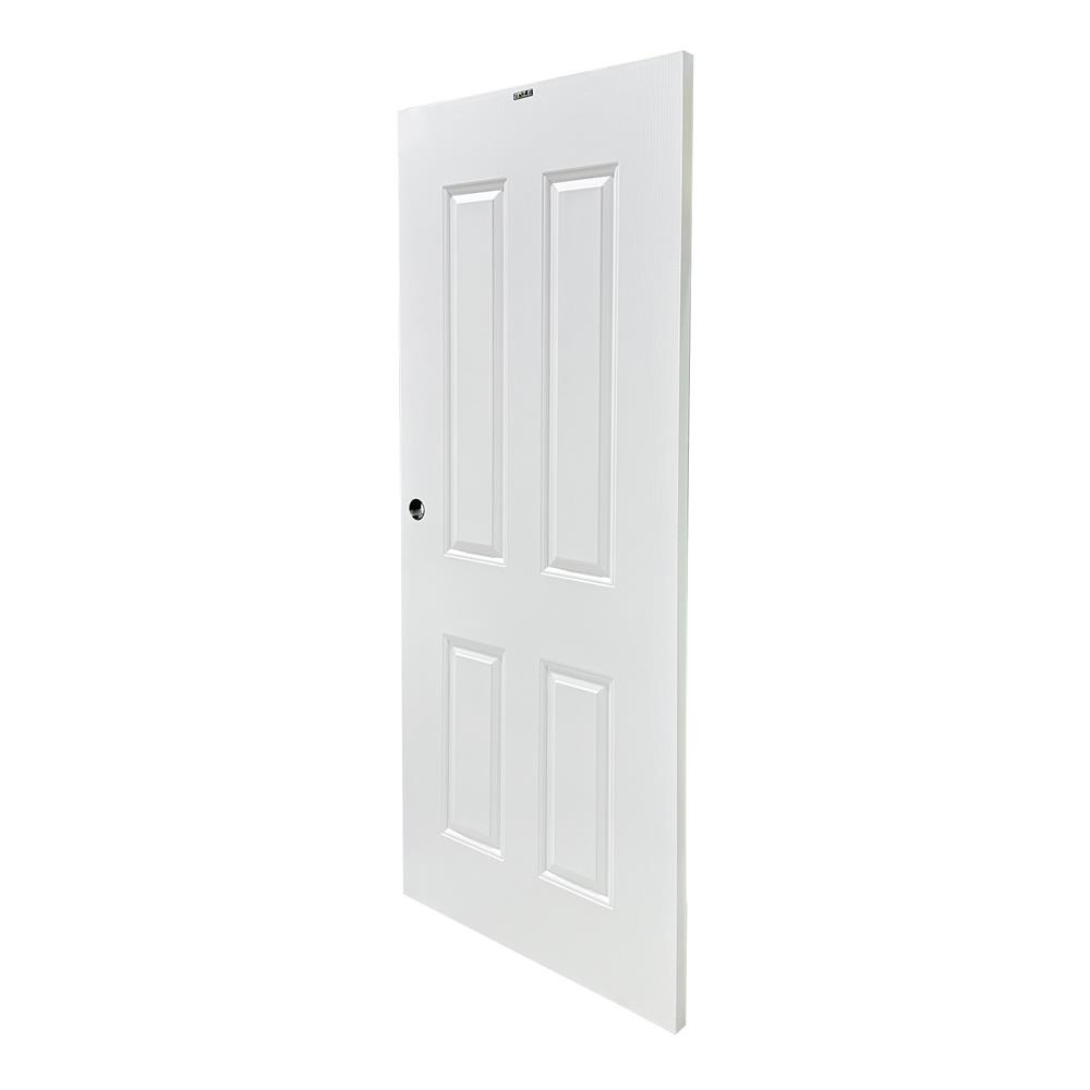 AZLE ประตูภายนอก UPVC L-35 80X200 ซม. สีขาว เจาะลูกบิด จัดส่งโดย HomePro ราคา ถูกที่สุด ดีลบีเคเค แกลเลอรีภาพที่ 2