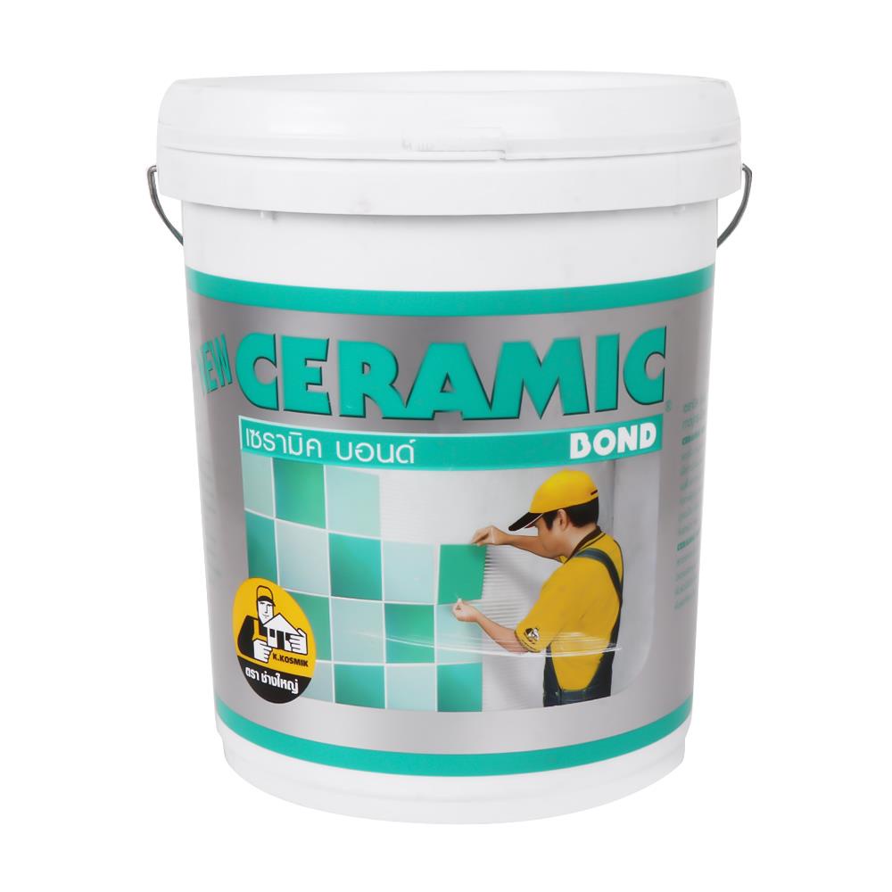 ช่างใหญ่ กาวปูกระเบื้อง CERAMIC BOND 20 กก. สีขาว จัดส่งโดย HomePro