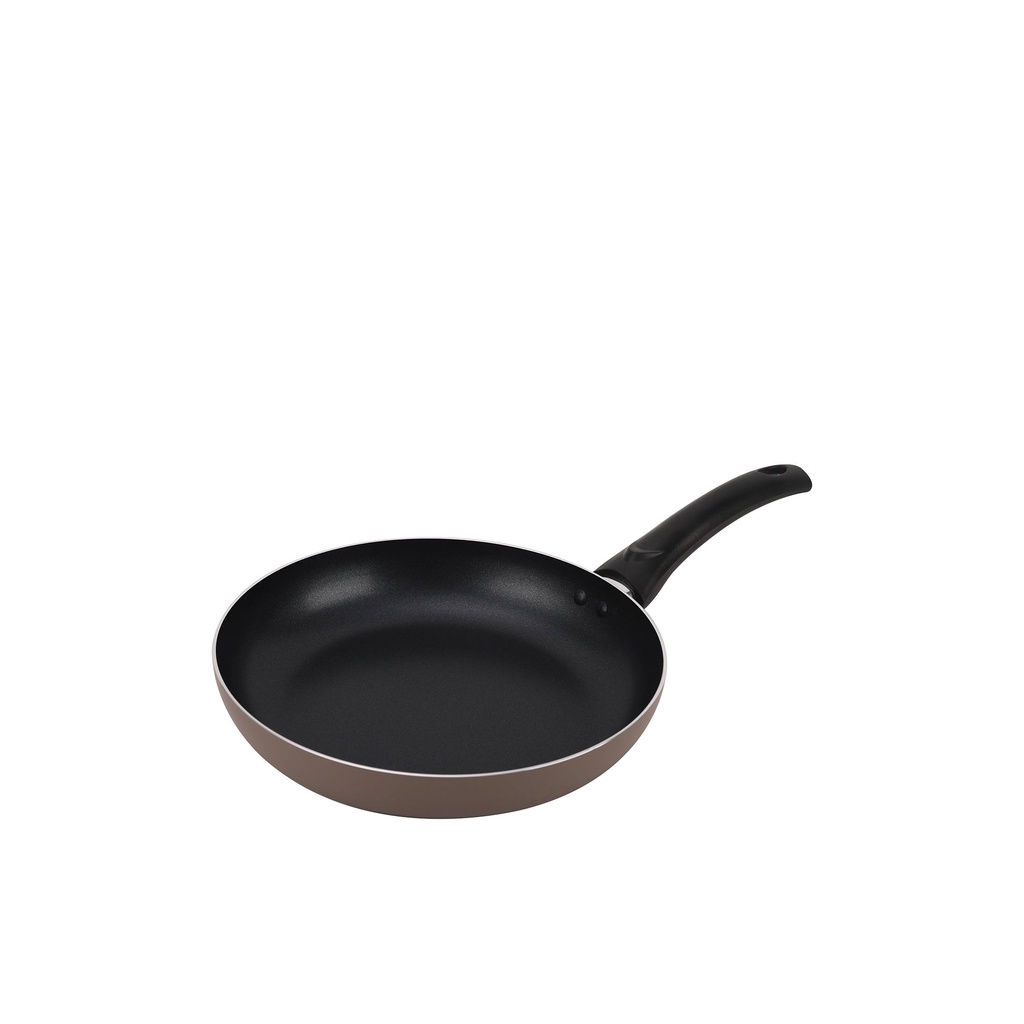 CUIZIMATE - กระทะทรงตื้น Traditional 22 ซม. สีน้ำตาลเข้ม