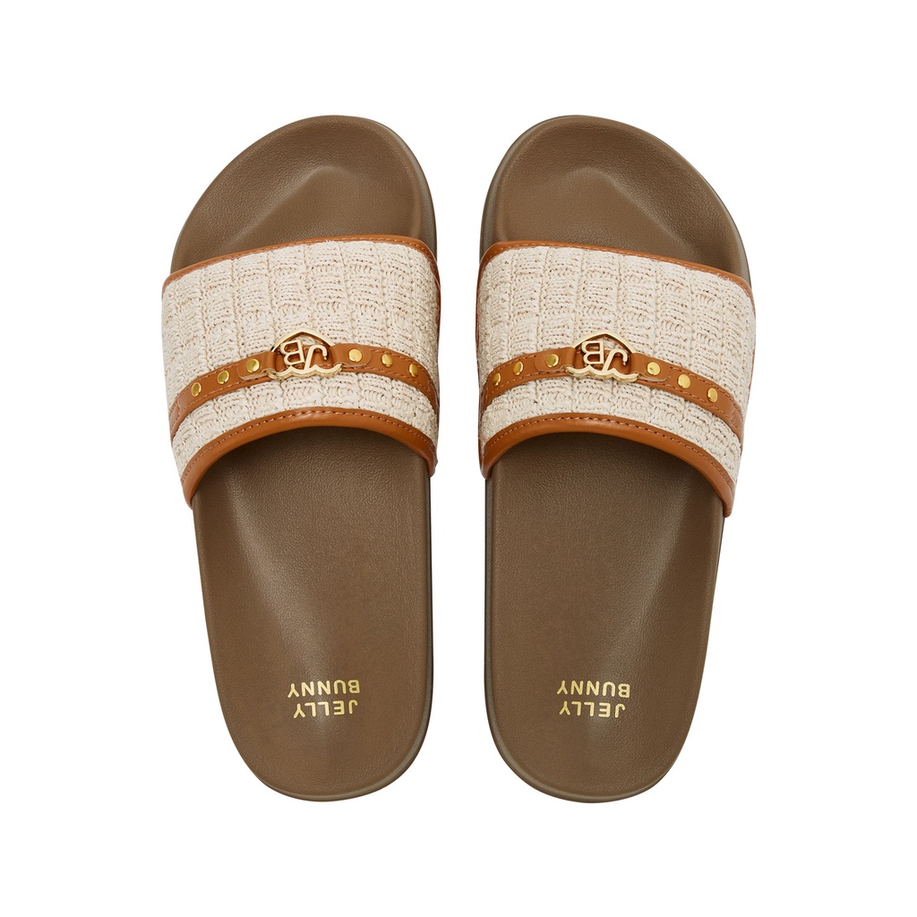 JELLY BUNNY รองเท้าแตะ SLIDE LANA รุ่น B25SLYL002 Brown