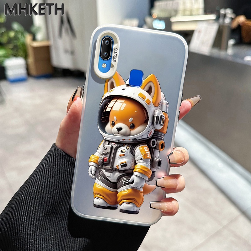 เคสสำหรับ VIVO Y91 Y91i Y93 Y95 Y91s Y90 Y1s เคสใสสำหรับป้องกันเครื่องเคสโทรศัพท์เคลือบหมี