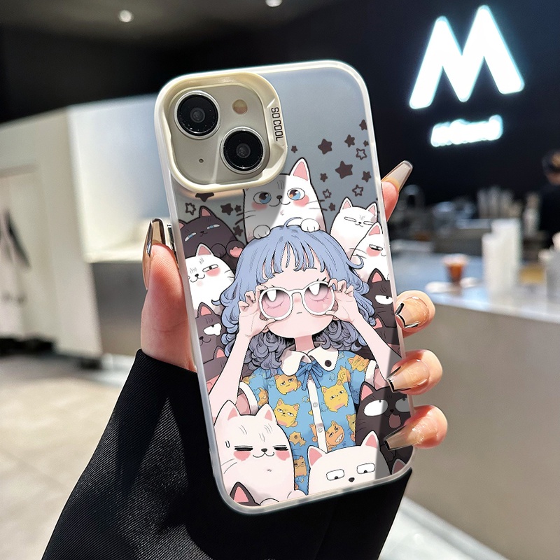 เคสสำหรับ VIVO Y50 Y30 Y30i Y51 2020 Y51A 2021 Y31 2021 Y53s Y33 เคสโทรศัพท์สำหรับหญิงสาวน่ารักไอศกรีมแฟนตาซี - รูปที่ 7