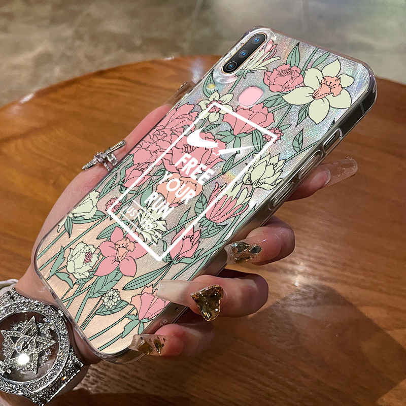 เคสสำหรับ VIVO Y12 Y12i Y15 Y17 Y3 Y3s Y17s Y36i G2 Y28 5G เคสโทรศัพท์ดอกไม้