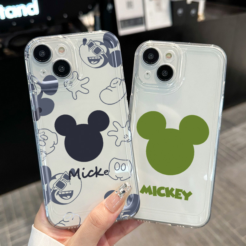 เคสสำหรับ OPPO Reno 10 5G Reno 10 Pro 5G Reno 11 5G Reno 8T เคสโทรศัพท์โปร่งใสมินิมิคกี้ - รูปที่ 4