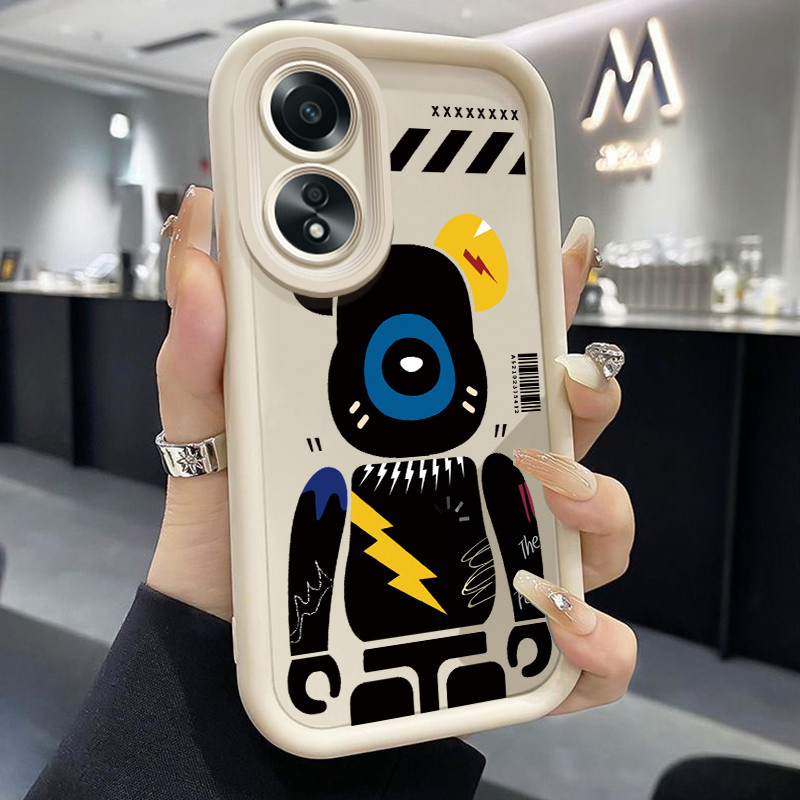 เคสสำหรับ OPPO A58 A78 A58 5G A78 5G A58x 5G A1x A2x A98 5G F23 5G A1 5G เคสโทรศัพท์หมี