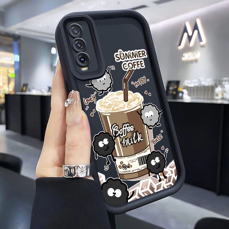 เคสสำหรับ VIVO Y20 Y20s Y20i Y20T Y12s Y12a Y30G Y11s เคสกาแฟฤดูร้อนเคสโทรศัพท์