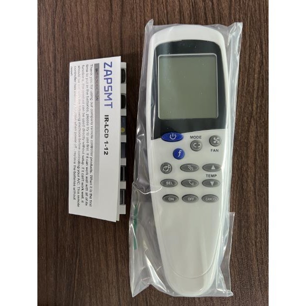 New IR-LCD 7N For Saijo Denki Air Conditioner Remote SCV-13-A-VTGP1 ESC-RC-791